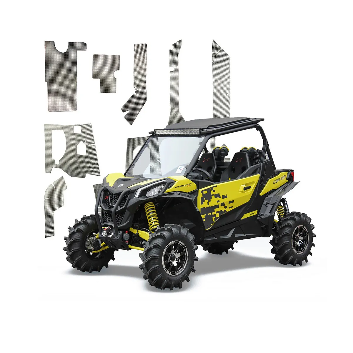 DEI 10885 '14-'18 Can-Am Maverick 2-seat Heat Shield Kit 010885 product image