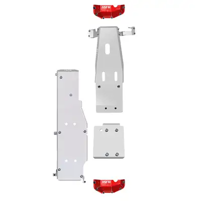 Asfir 4x4 Jeep Wrangler JL Full Skid Plate Kit (5 Pcs) | SWB | 3.6L | 2018-2020