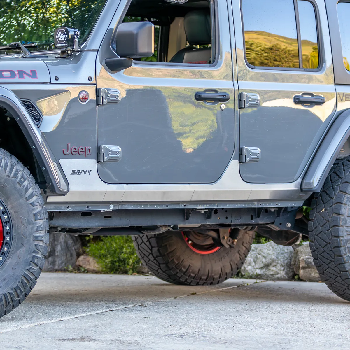 18c Wrangler Rocker Trim Kit Raw product image