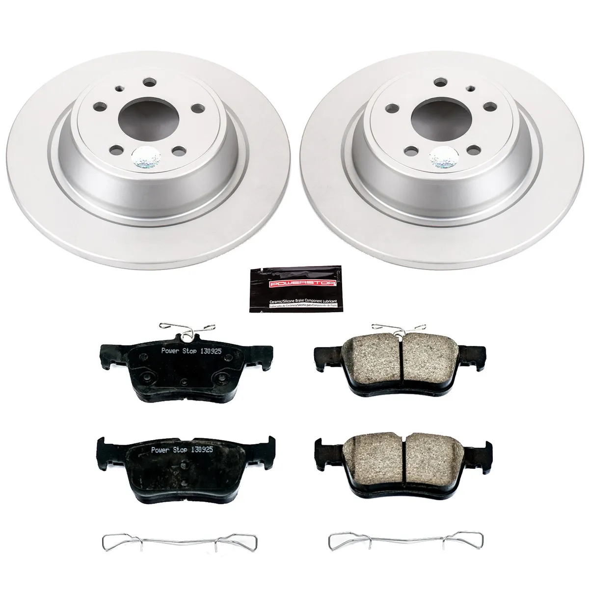 Z17 Geomet Coated Rotor Kit: Genuine Geomet Fully Coated Rotors; Ceramic Pads W/Hardware product image