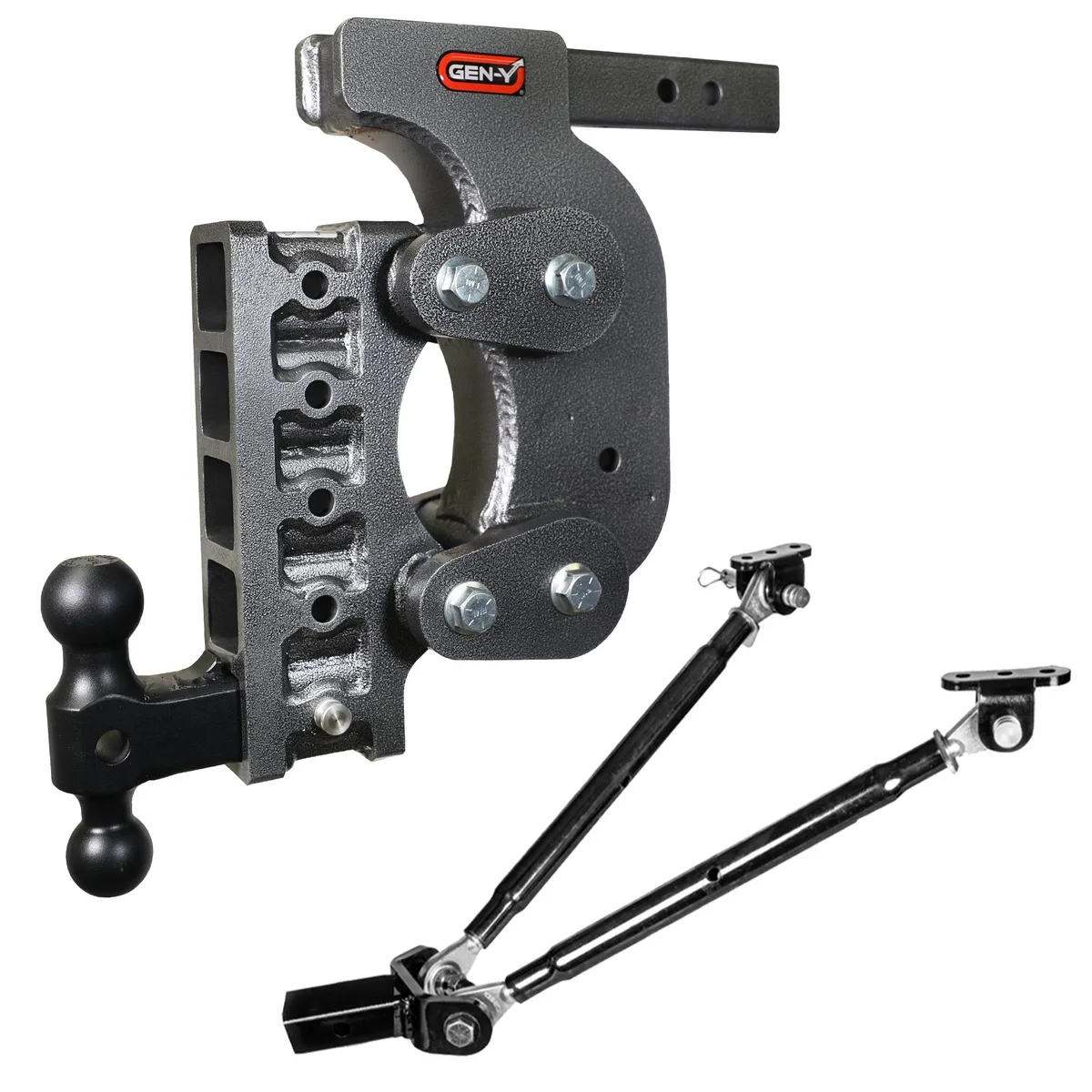 The BOSS TORSION-FLEX 25in Shank 75in Drop 17K TW 16K Hitch and GH-051 Versa-Ball and GH-032 Pintle Lock product image