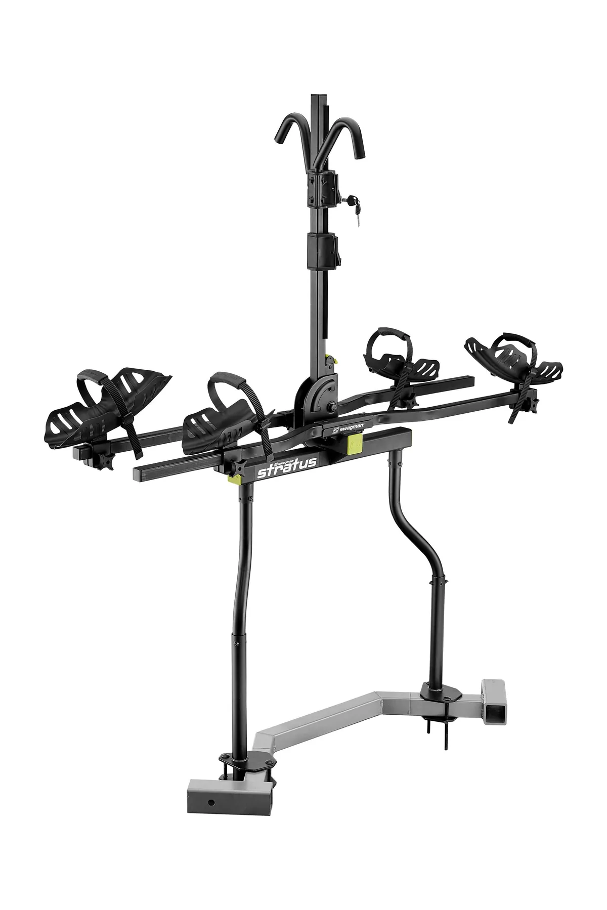 Swagman Stratus Travel Trailer Bike Rack Frame Mount(Straddler Base + Espec Cross Bars & Upright)