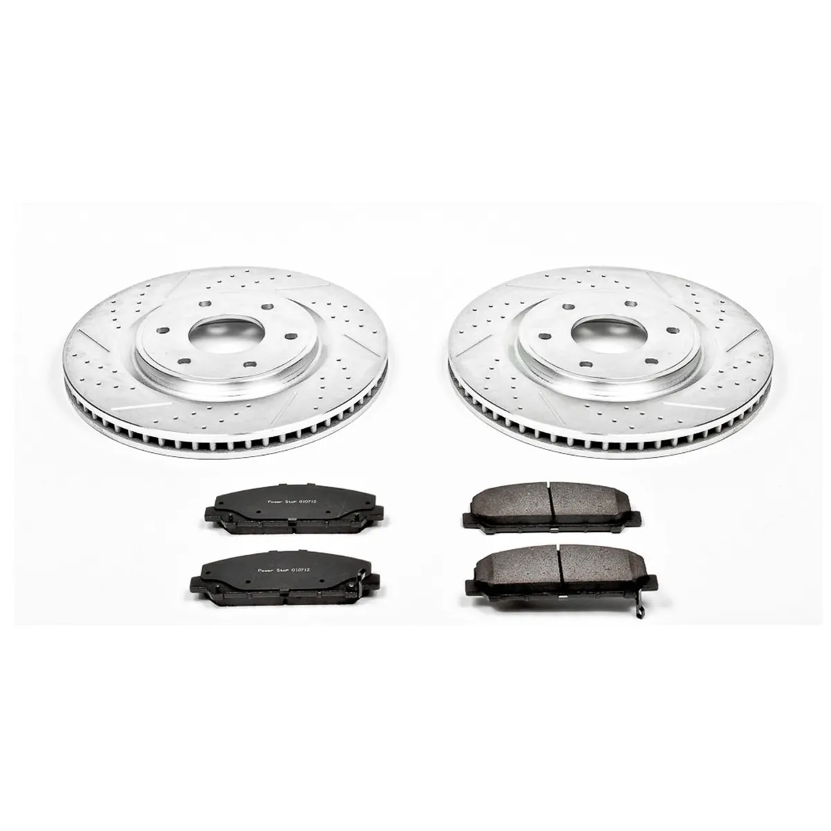 Z23 Evolution Sport Upgrade Kit: Drilled/Slotted Rotors; Carbon-Fiber Ceramic Pads W/Hardware product image