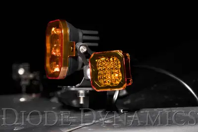 Diode Dynamics Diode Dynamics - Stage Series C1 LED Pod Cover, Yellow (one)