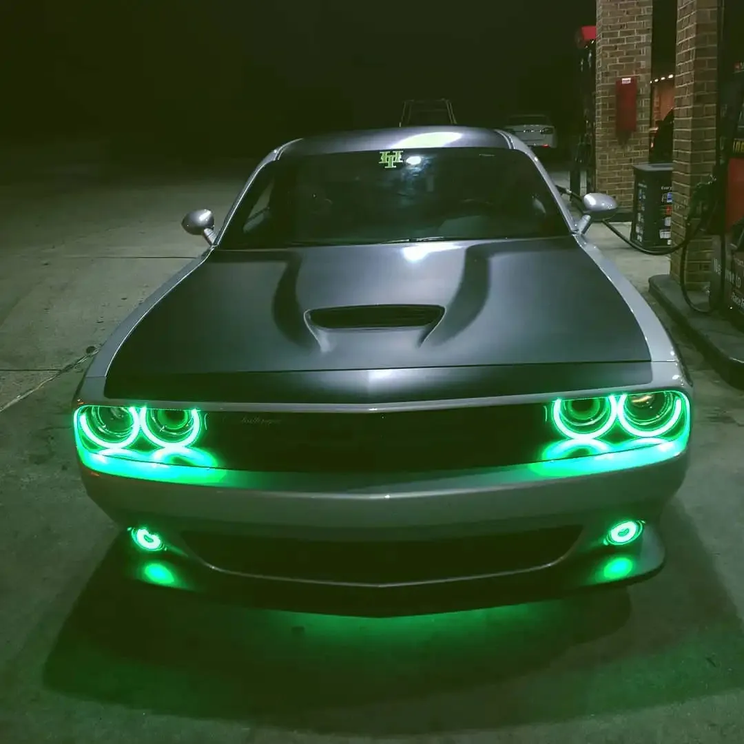 ORACLE Lighting 2008-2014 Dodge Challenger LED Fog Light Halo Kit - Surface Mount product image
