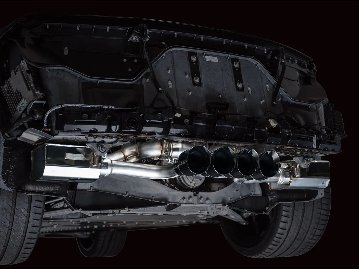 AWE SwitchPath Exhaust for C8 Corvette Z06 - Diamond Black Tips product image