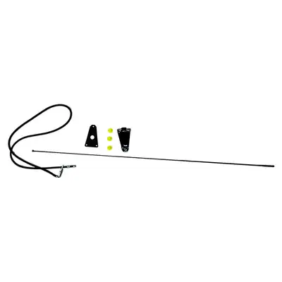 Crown Automotive Jeep Replacement Antenna Kit; Incl. Mounting Bracket; Black;