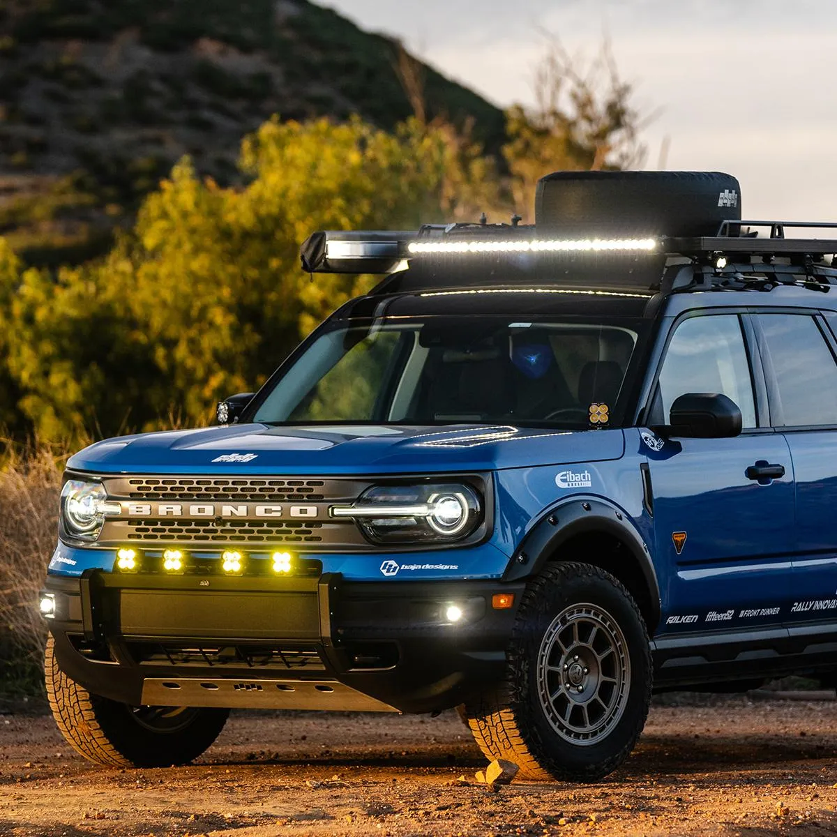 Baja Designs S1 Series W/C Fog Light Kit - Clear - Bronco Sport 2021+ product image