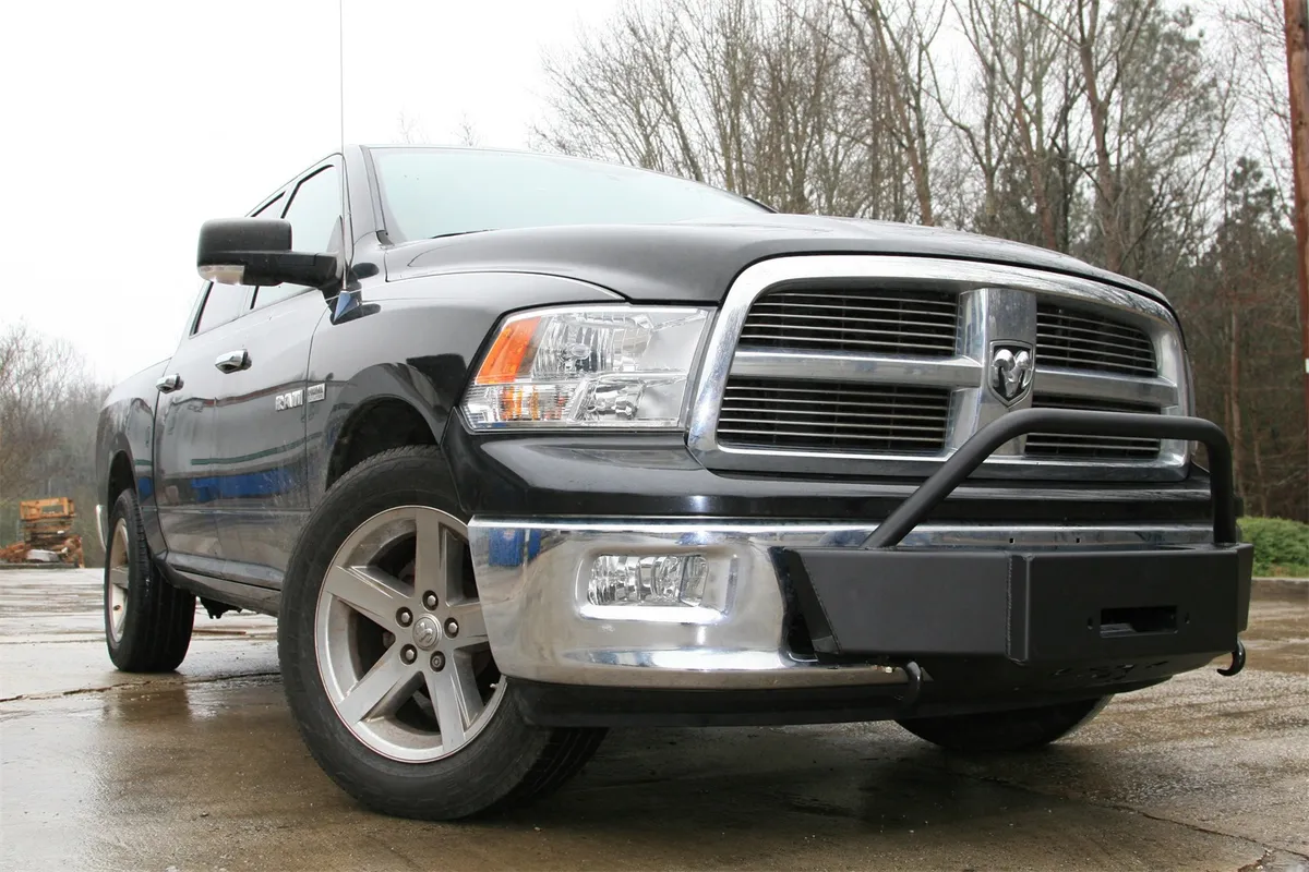 1018 RAM 2500/3500(19 Classic) Large Frame Winch Mount Matte Black product image