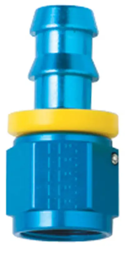 Fragola Performance Systems Hose Fitting #4 Straight Push Lock