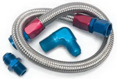 Edelbrock Edelbrock 8122 22 Braided Fuel Line Kit