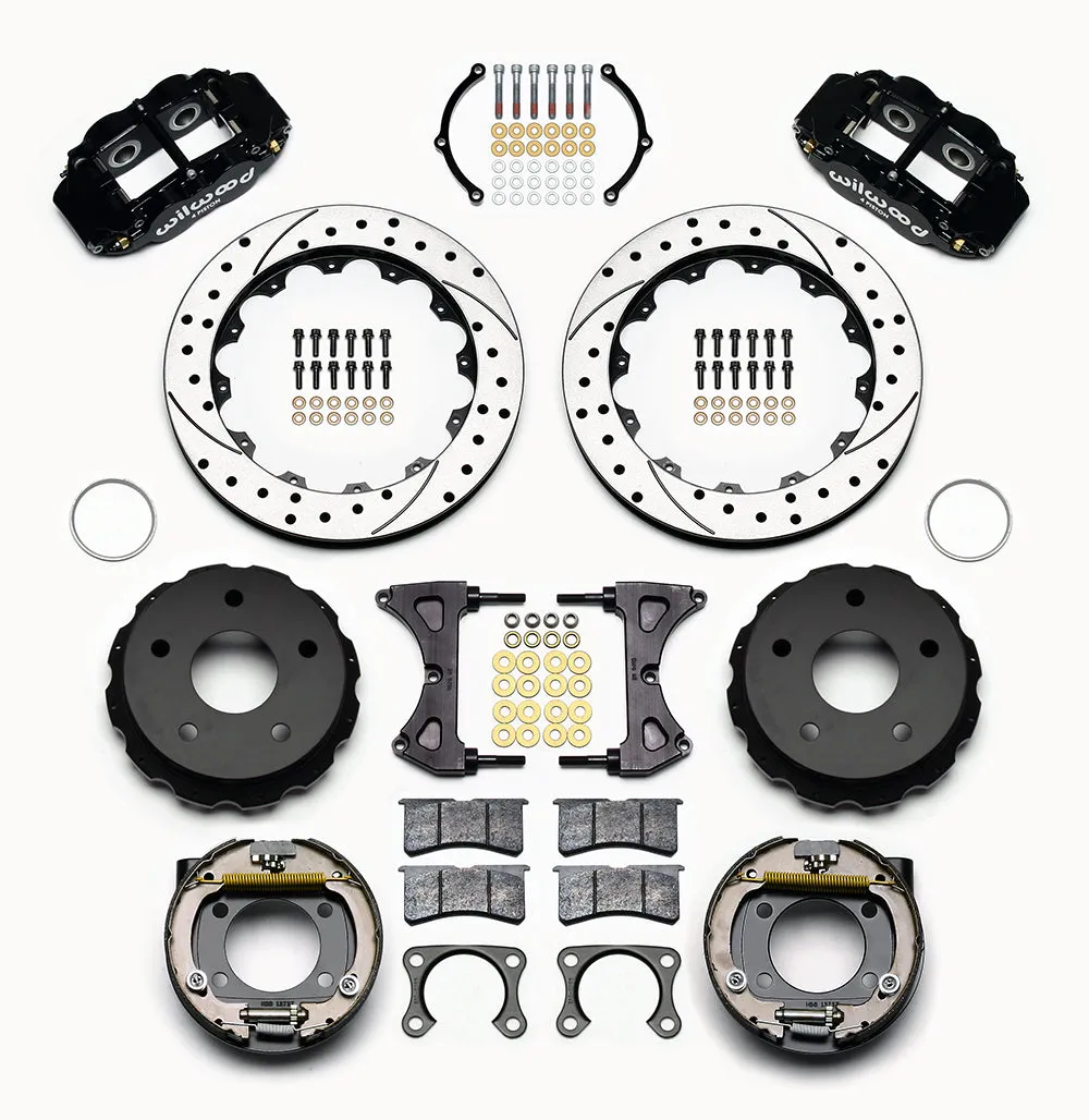 Wilwood FNSL4R Rear P-Brk Kit 12.88in Red Big Ford 2.00in Off Bronco 5 x 5.50 product image