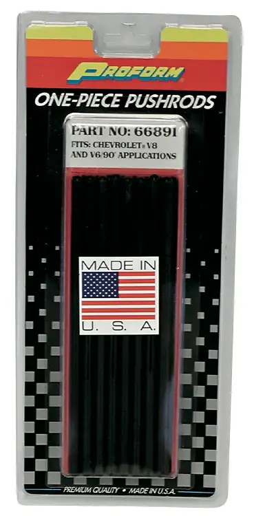 Proform 1-Piece Pushrod Set SB Chevy 5/16 Diameter 4130 Material Std Length 16 Pcs Proform