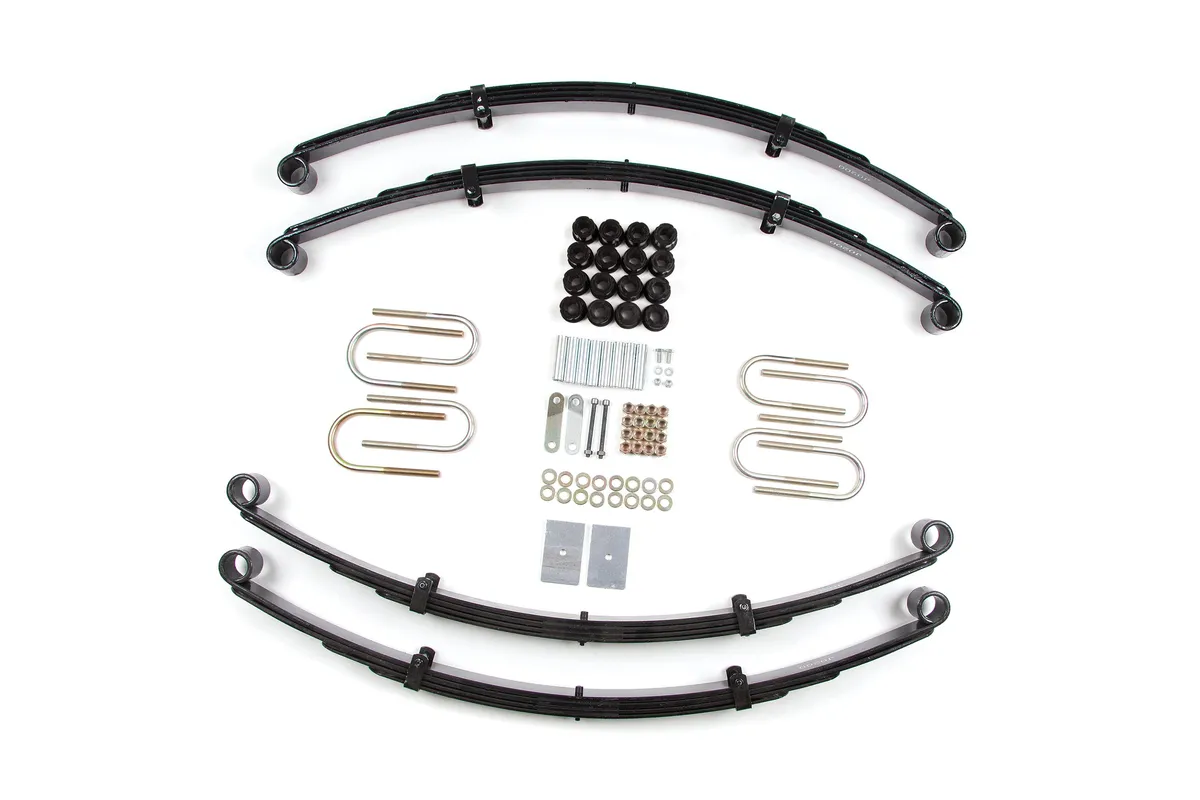 87-95 Jeep Wrangler YJ 2 Inch Leaf Spring Lift Kit With Nitro Shocks Zone Offroad product image