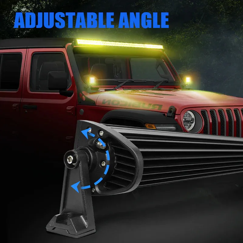 "52"" RGBW 5D Projector LED Light Bar for Jeep Wrangler" product image
