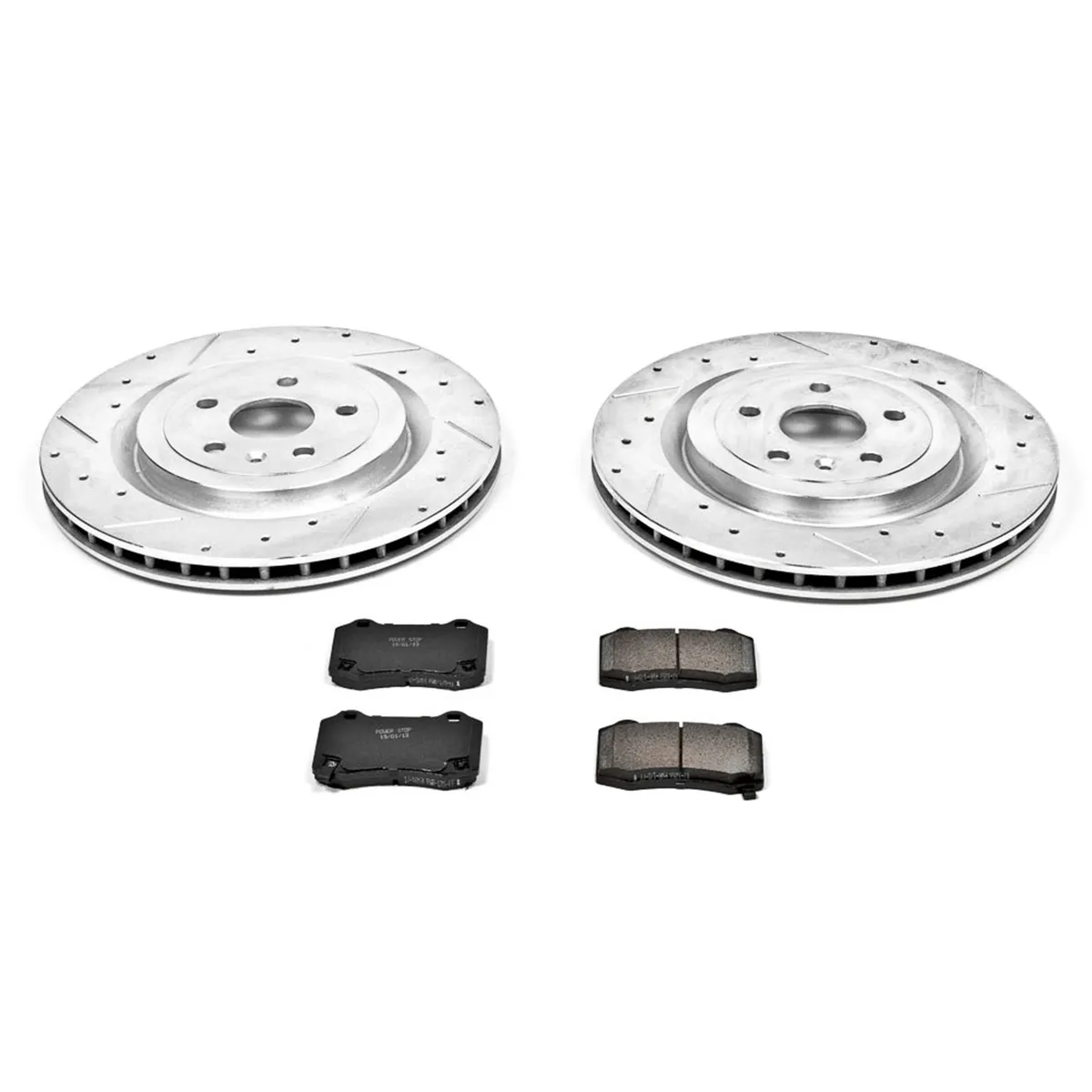 Z23 Evolution Sport Upgrade Kit: Drilled/Slotted Rotors; Carbon-Fiber Ceramic Pads W/Hardware product image