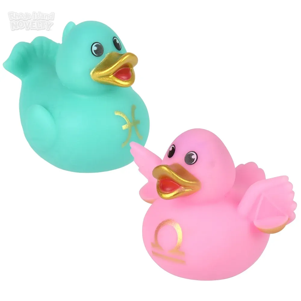 2\" Zodiac Rubber Ducky Assortment 100ct product image