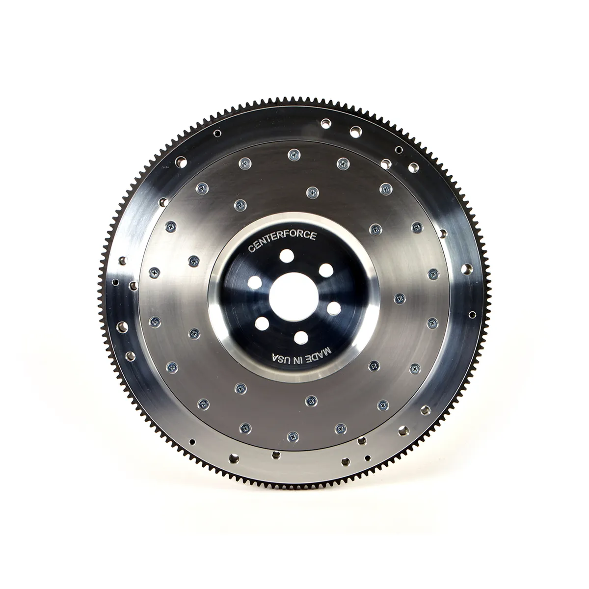 Centerforce ? Flywheels, Light Weight Aluminum, 13.60 lbs, 164 Tooth Gear, 0-28-50 in/oz Internally Balanced, 6 Bolt Crank, Fits Ford Cars and Trucks 5.0L/5.8L product image
