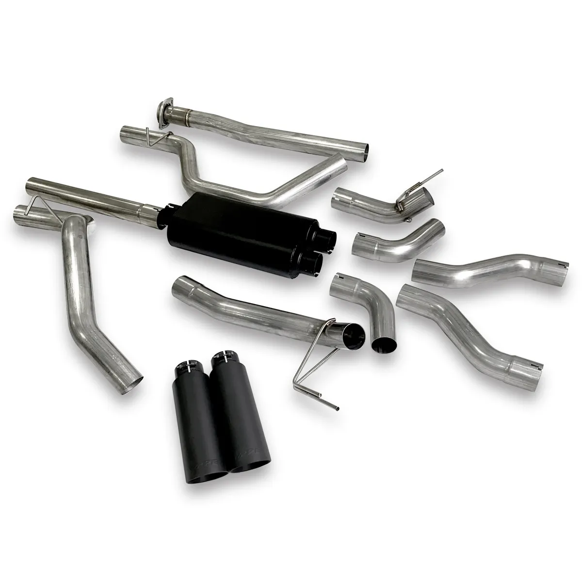 2019-2023 RAM 1500 5.7l Hemi Cat Back Exhaust System Dual Exit Black Ppe Diesel product image