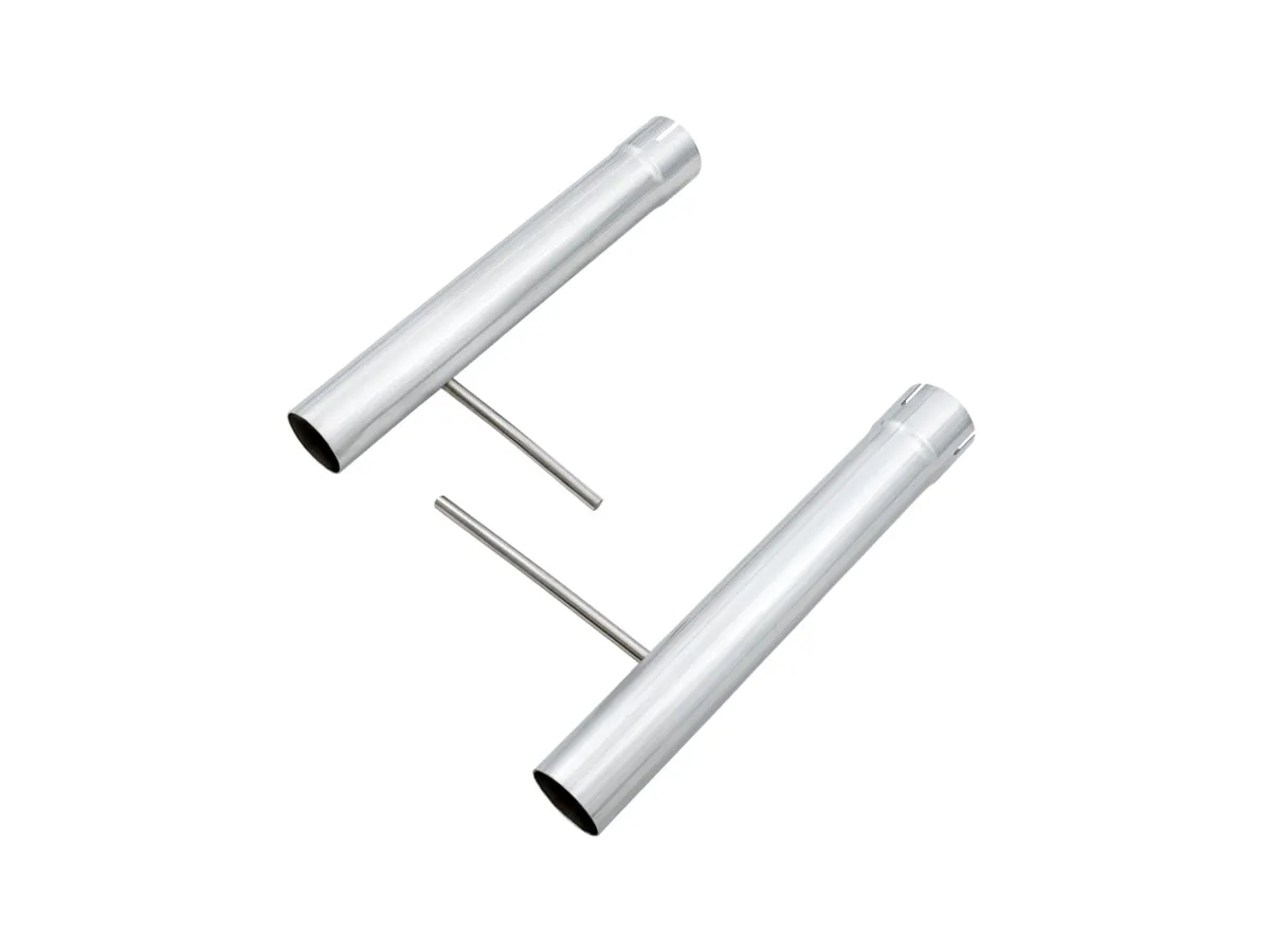 AWE Track Edition Exhaust - Non-Resonated - for MK7 Jetta GLI w/ Stock Downpipe - Chrome Silver Tips product image