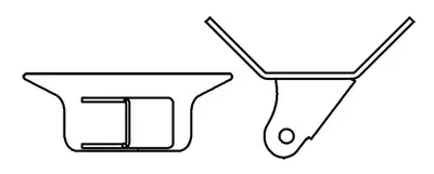 Ridetech Ridetech 90000164 Tri link right frame bracket assembly, uncoated.