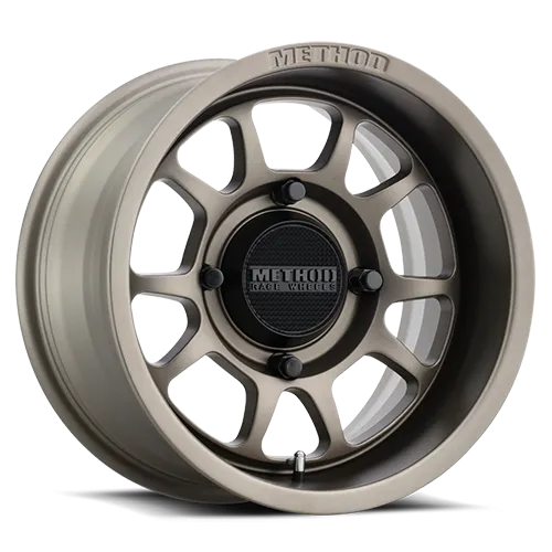 Aluminum Wheels 15x7 MR409 Bead Grip UTV Bolt Pattern 4 On 156 Offset 38 Lip Size 2.28 Steel Grey GY Method product image