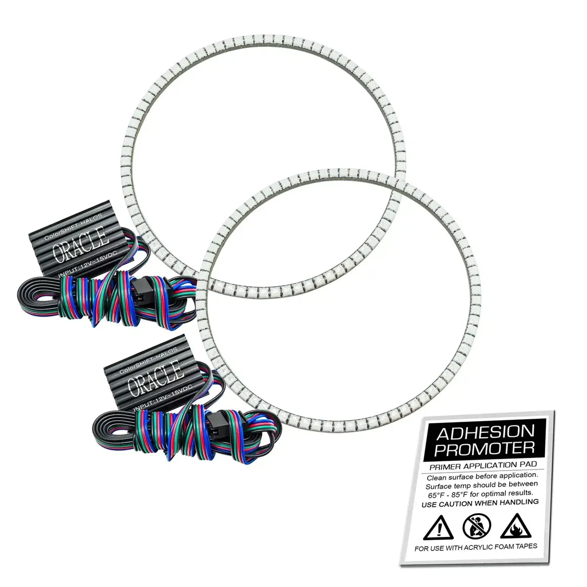 ORACLE Lighting 2007-2017 Jeep Wrangler JK LED Surface Mount Headlight Halo Kit product image
