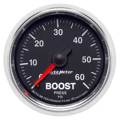 AutoMeter Gauge, Boost, 2 1/16", 60psi, Mechanical, GS