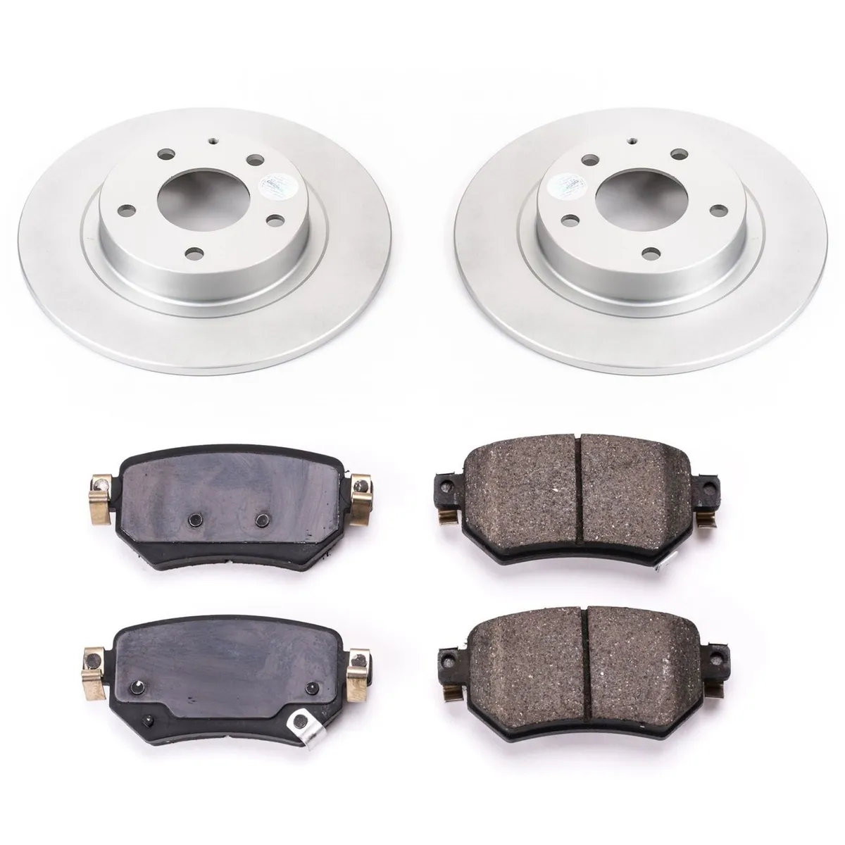 Z17 Geomet Coated Rotor Kit: Genuine Geomet Fully Coated Rotors; Ceramic Pads W/Hardware product image