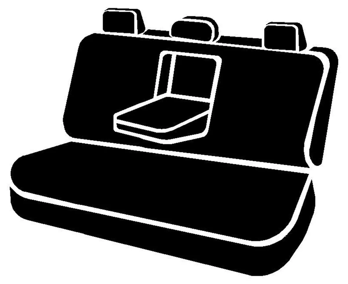 FIA SP82-59 BLACK SP80 Series - Seat Protector Poly-Cotton Custom Fit Rear Seat Cover - Black product image