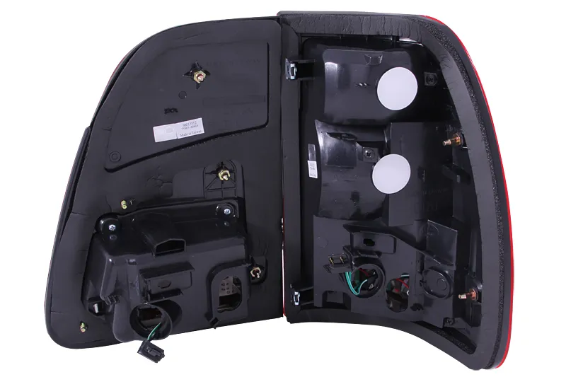 Toyota Land Cruiser Fj100 98-05 LED Tail Lights g2 Chrome Red/Clear Lens 2pc product image