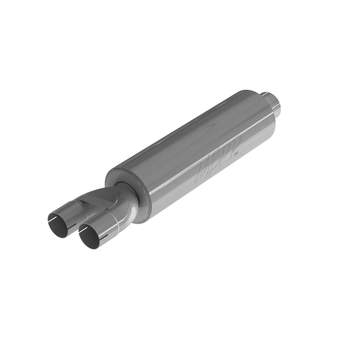 Garage Parts XP Series Muffler; 3 in. Inlet/2.5 in. Outlet Diameter; 6 in. x 20 in. Body; 30 in. Overall Length; Dual Chambered; T409 Stainless Steel; Supersedes PN[GP190704]; product image