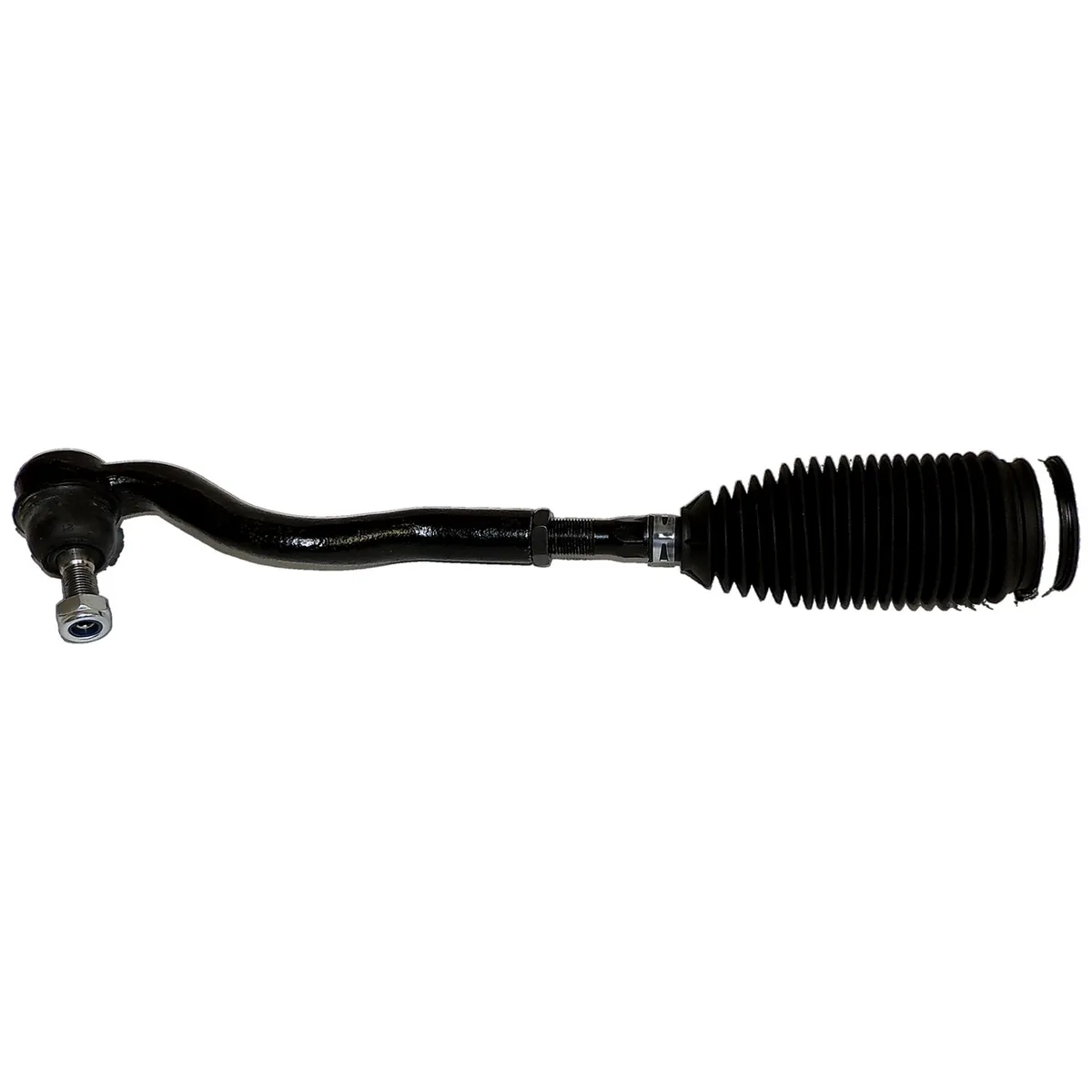 Black Tie Rod End Kit Left Tie Rod End Kit;includes 1 Inner And 1 Outer Tie Rod End, Jam Nut, Bellows Boot, Clamps, And Tie Rod End Nut product image