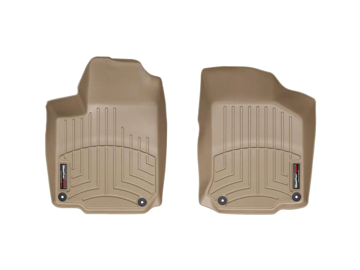 1998 - 2011 Volkswagen Beetle Tan Front FloorLiner Fits vehicles with round retention devices product image