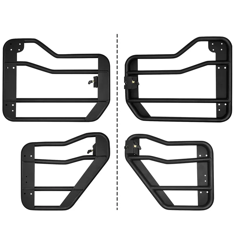 Cross Bar Tube Doors with Side View Mirror for 2018-2026 Wrangler & Gladiator JT product image