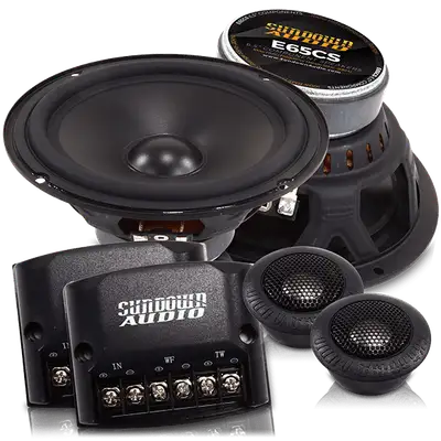 Sundown Audio E6.5cs 6.5in Component Speakers Set