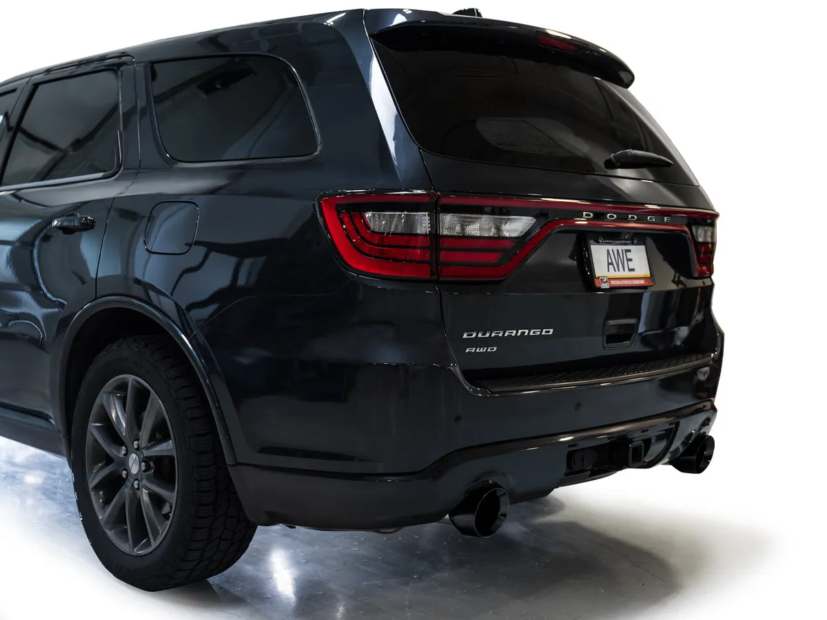 AWE Track Edition Exhaust for Dodge Durango 3.6 / 5.7 - Chrome Silver Tips product image