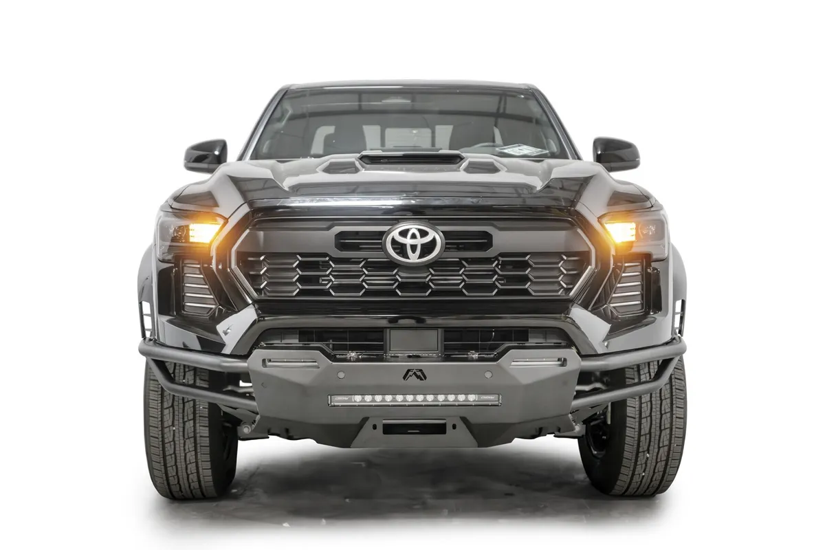 Vengeance Winch Front Bumper; w/No Guard; Black Powder Coated; product image