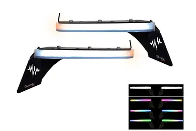 Quake LED Quake Jeep Wrangler JL/Gladiator JT HDX Slim DRL Fender Chop Kit - Fits: Rubicon/Mojave