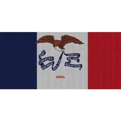 Under The Sun Inserts Iowa State Flag