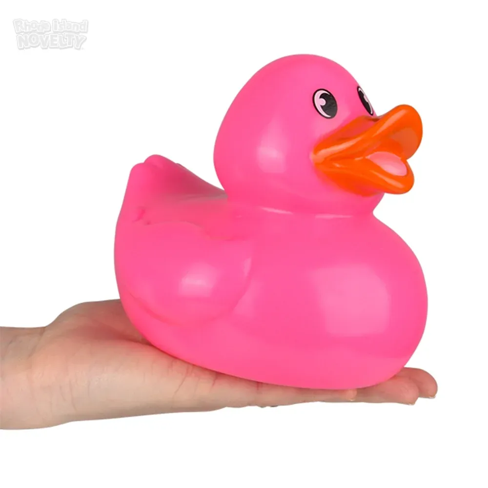Big Neon Rubber Duckies 6\" product image