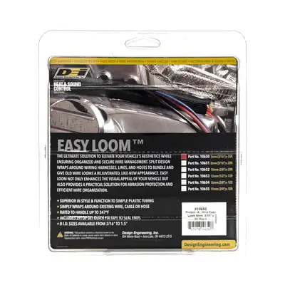 Design Engineering DEI 10650 Easy Loom Split Wire Sleeve 5mm x 20' 010650