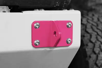 Steinjager Steinjäger Recovery and Towing Wrangler JK 2007-2018 D-Ring Mounting Brackets Hot Pink