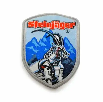 Steinjager Steinjäger Shield Patches, Sew On 2.3 x 3.0 inches