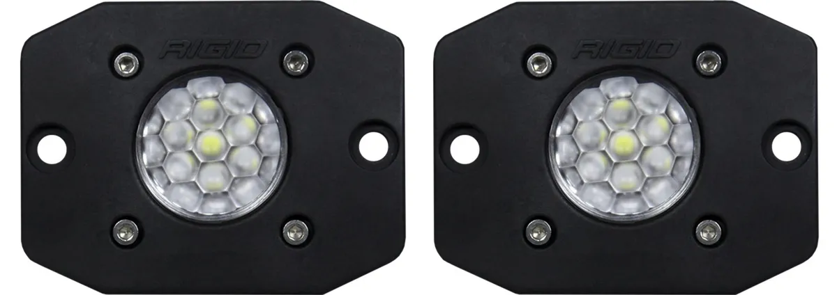 RIGID Ignite Back-Up Kit, Diffused Lens, Flush Mount, Black Housing, Pair product image