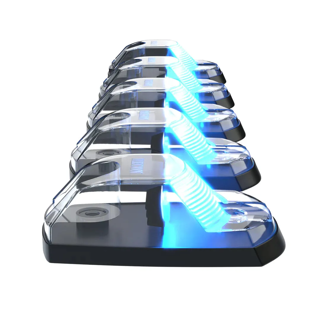 Ford 17-25 Super Duty 5-Piece Ultra Bright RGB Multi-Colored LED Cab Roof Lights Bluetooth App (Fresh Install: For Models That Did Not Come With Factory Cab Lights) - Multiple Lens product image