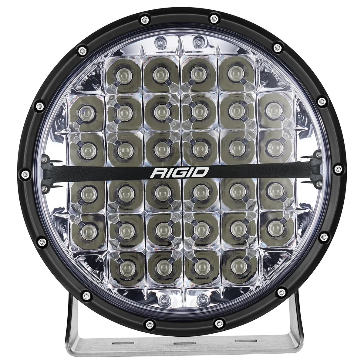 Rigid 360-Series 9 Inch Round LED Off-Road Spot Beam Pattern For Moderate Speed (20-50 Mph) And Rgbw Backlight Single product image