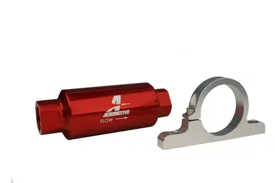 Aeromotive Fuel System Filter/Brkt Kit 12301/12305