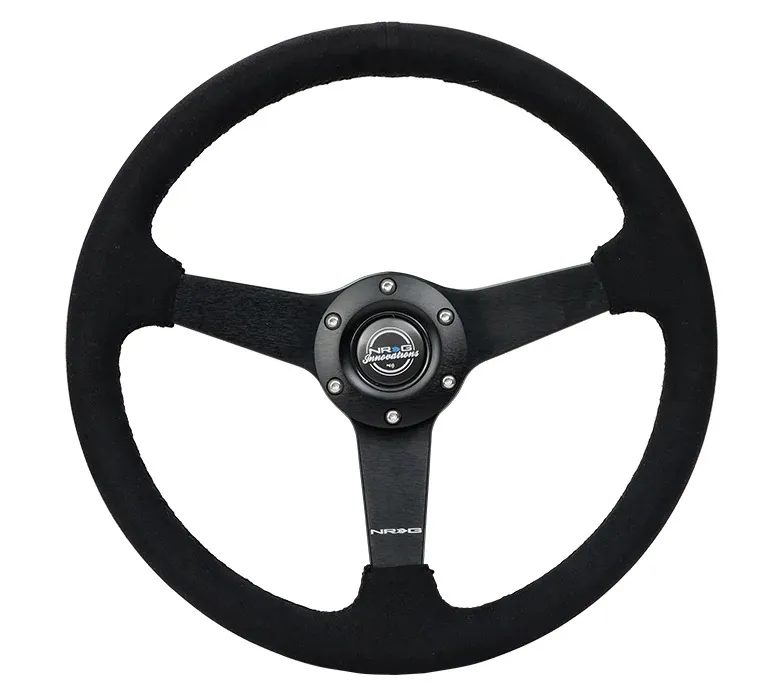 Steering Wheel 350mm 1.5 in Dish Black Alcantara product image