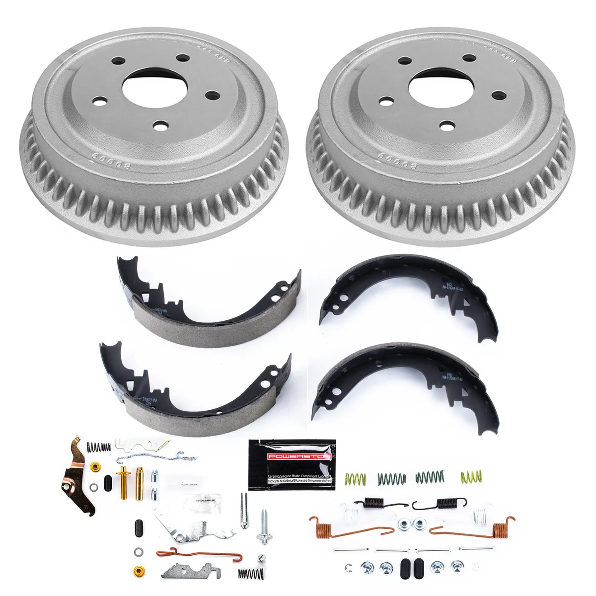 Direct Replacement Kit: Coated Drums; Shoes W/Hold Down And Adjuster Kit product image